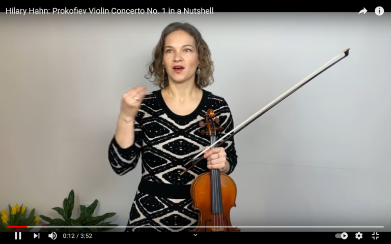 Hilary Hahn, Prokofiev Violin Concerto No. 1 in a Nutshell
