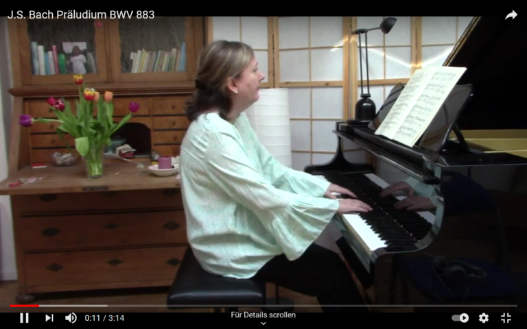J.S. Bach: Präludium BWV 883, gespielt von M.L. Hinrichs