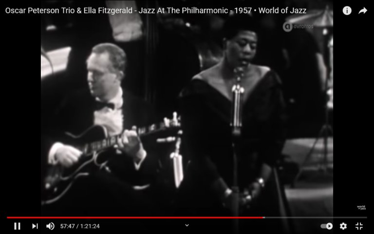 Das Oscar Peterson Trio & Ella Fitzgerald – Jazz At The Philharmonic – 05.05.1957  World of Jazz