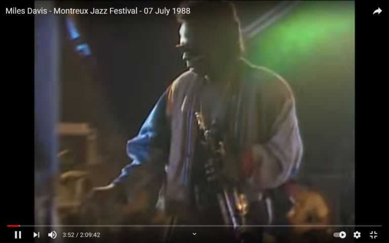 Heute vor genau 33 Jahren spielte Miles Davis beim Montreux Jazz Festival