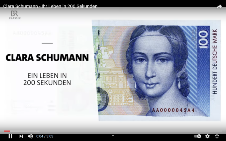 Heute vor 125 Jahren starb Clara Schumann