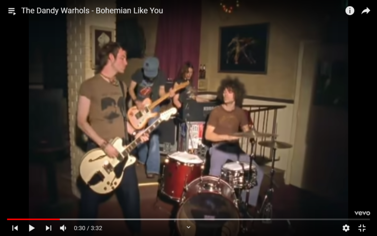 Montag?…hier kommt die Energie für die ganze Woche: „Bohemian Like You“ von „The Dandy Warhols“