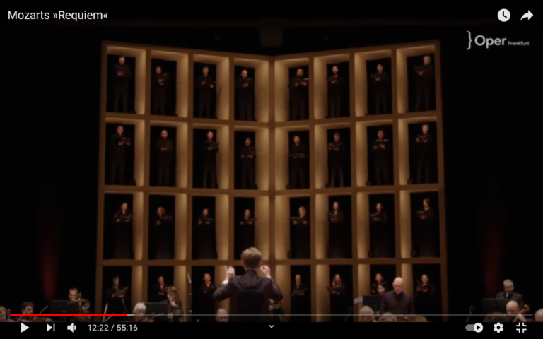 Mozarts Requiem in der Oper Frankfurt!