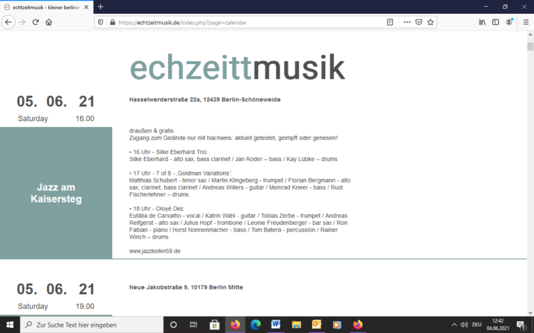 Echtzeitmusik wird 20! Gratulation!