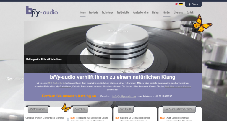 bfly-audio ist umgezogen