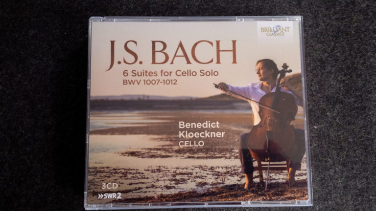 Mein Hörtipp: Benedict Kloeckner; J. S. Bach; 6 Suites for Cello Solo + 6 Cello-Miniaturen (3 CDs)