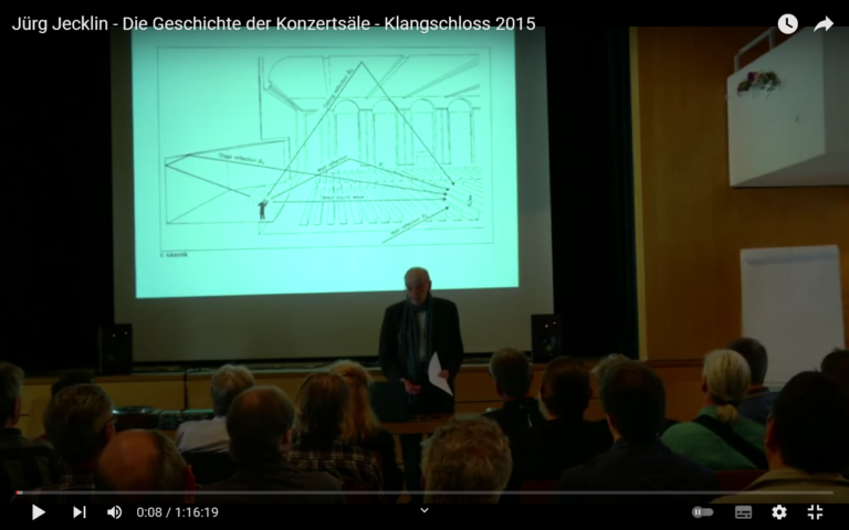 Jürg Jecklin über die Geschichte der Konzertsäle