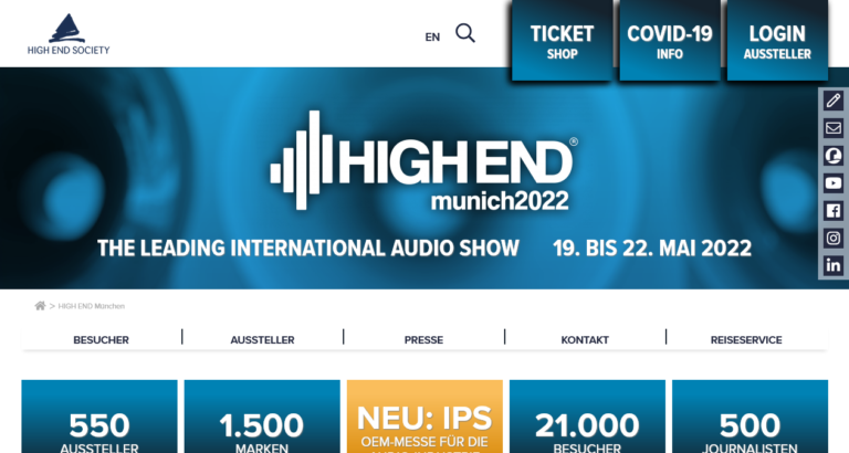 Morgen beginnt die High-End in München