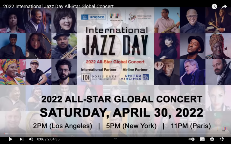 2022 International Jazz Day All-Star Global Concert