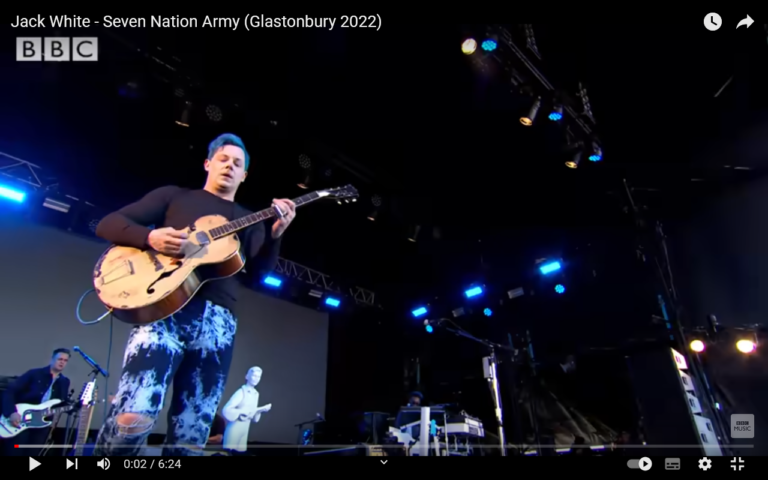 Montag? Jack White – Glastonbury 2022