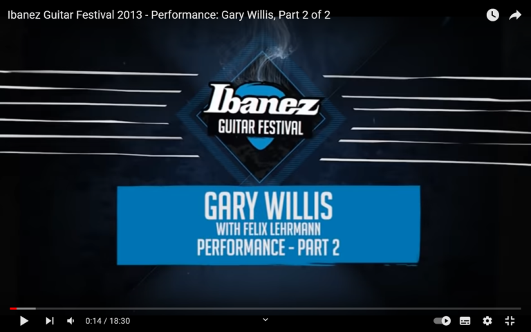Gary Willis in Concert!