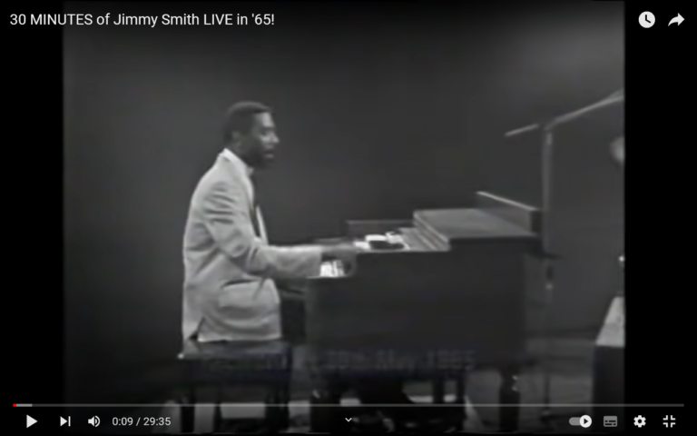 Montag…wie wäre es mal mit ein wenig „Orgelspiel“?…Jimmy Smith in concert 1965