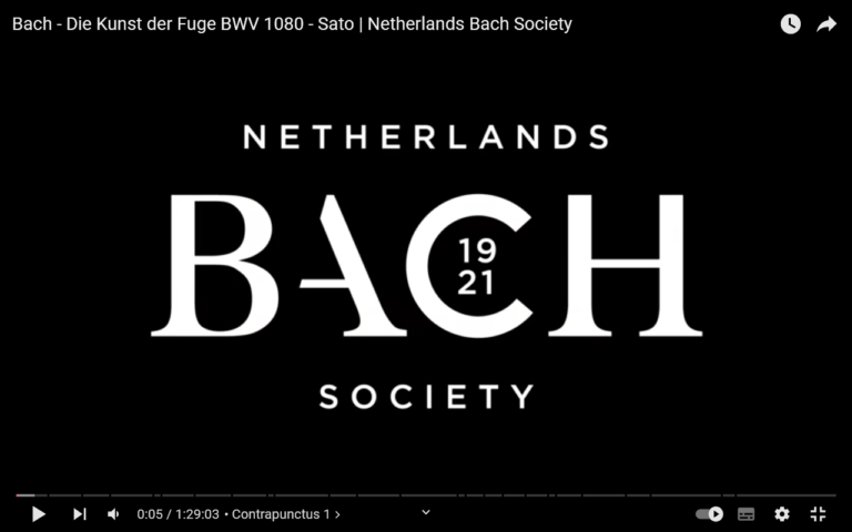 Es wird mal wieder Zeit für J. S. Bach – Die Kunst der Fuge!
