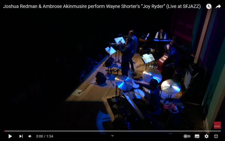 Joshua Redman und Ambrose Akimusire in Concert