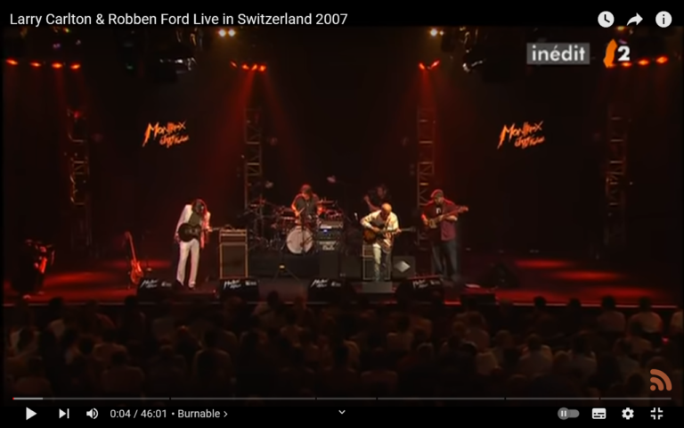 Larry Carlton mit Robben Ford live!