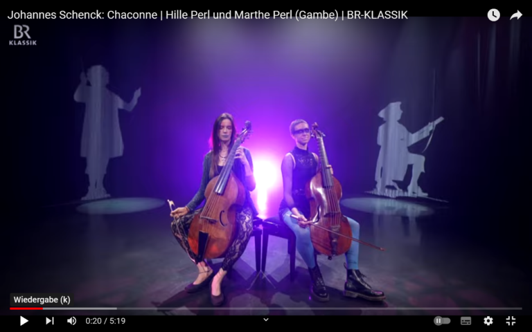 Hille und Marthe Perl mit Johannes Schenck: Chaconne…und einer wunderbaren Performance