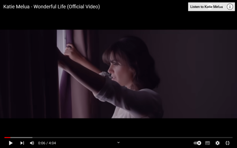 Montag…mit Katie Melua und: „Wonderful Life“