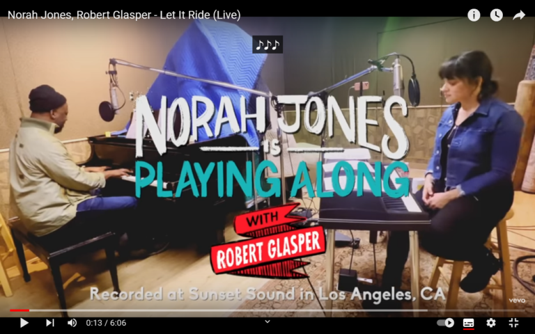 Montag…beginnen wir mit Norah Jones und Robert Glasper…