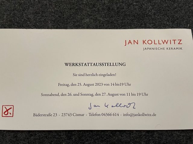 Einladung von Jan Kollwitz