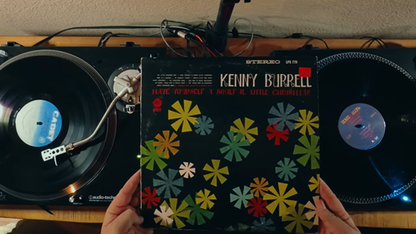 Coole Platten-Weihnachtssession zum Heiligen Abend